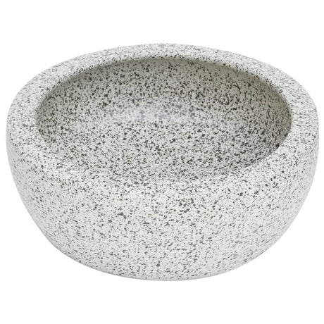 Vidaxx påbygningsvask rund φ41x14 cm keramisk grå