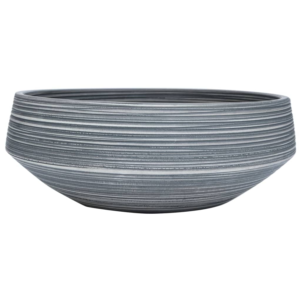 Vidaxx påbygningsvask rund φ41x14 cm keramisk grå