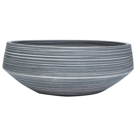 Vidaxx påbygningsvask rund φ41x14 cm keramisk grå