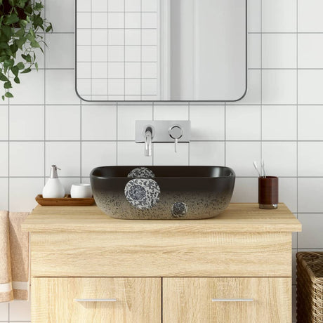 Vidaxx overflademonteret vask rektangulær 48x37,5x13,5 cm keramik flerfarvet