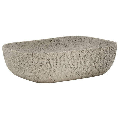 Vidaxx overflademonteret vask rektangulær 48x37,5x13,5 cm keramisk grå