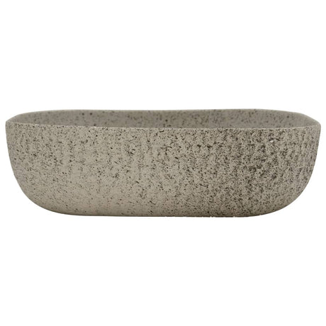 Vidaxx overflademonteret vask rektangulær 48x37,5x13,5 cm keramisk grå