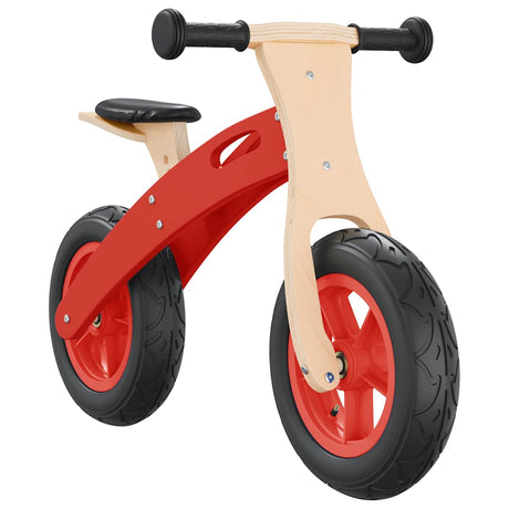 VidaXL balancecykel til børn med røde pneumatiske dæk
