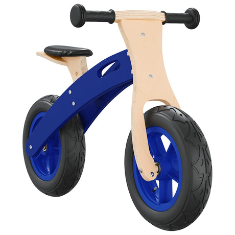 VidaXL balancecykel til børn med blå pneumatiske dæk