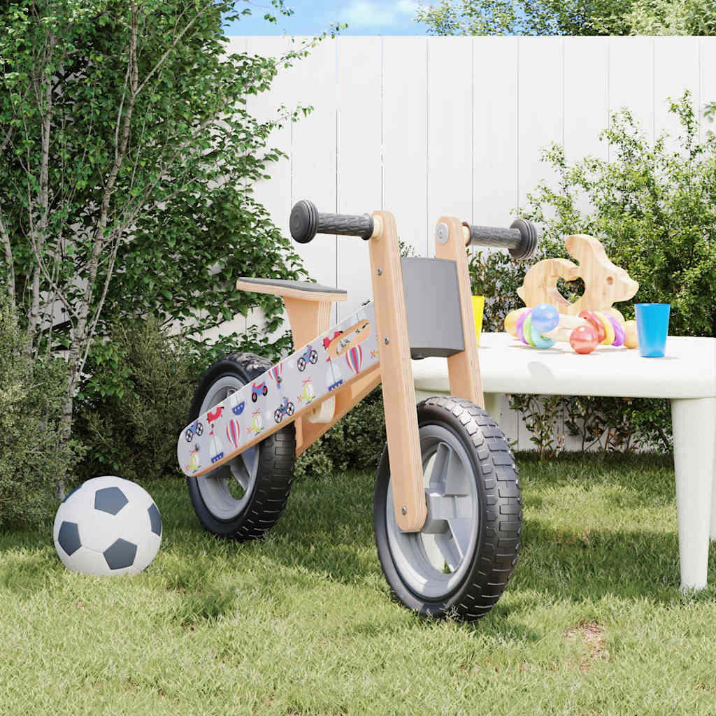 VidaXL balancecykel til børn grå med print