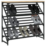 Vidaxx skostativ 90x30x85 cm færdigt træ sonoma eg-farvet