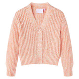 VidaXL Børnecardigan strikket 140 blandet pink