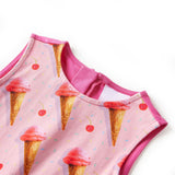 VidaXL børnekjole 128 lys pink