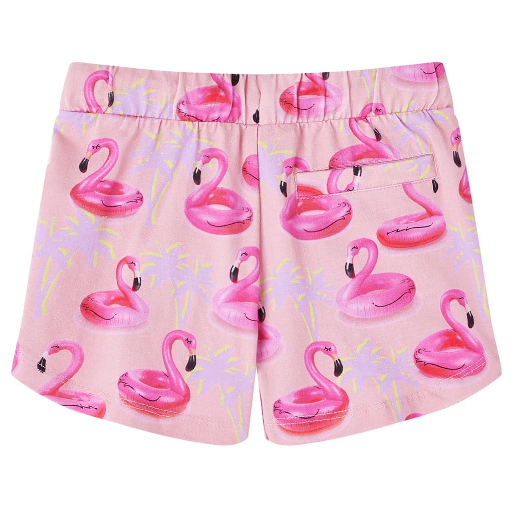 VidaXL børneshorts med snøre 104 lys pink