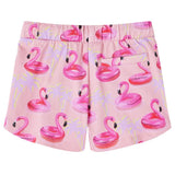 VidaXL børneshorts med snøre 128 lys pink