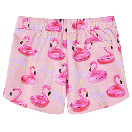 VidaXL børneshorts med snøre 140 lys pink