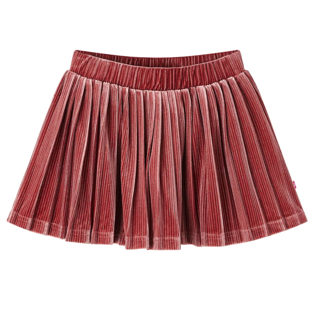 VidaXL børneskørt plisseret 116 medium pink