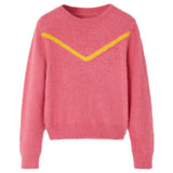 VidaXL Børnetrøje strikket 116 old pink