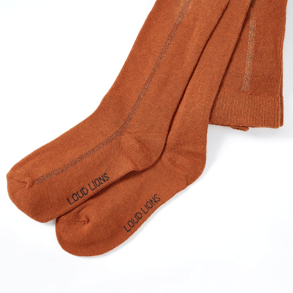 VidaXL børnetights 92 cognac farvet
