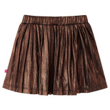 VidaXL children's skirt with glitter 92 cognac colored