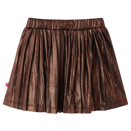 VidaXL children's skirt with glitter 92 cognac colored