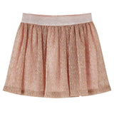 VidaXL Børneskørt med glitter 116 blød pink