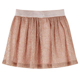 VidaXL Børneskørt med glitter 116 blød pink