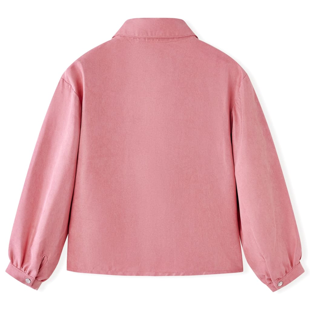 VidaXL børnebluse med lanterneærmer 116 old pink