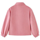 VidaXL børnebluse med lanterneærmer 116 old pink
