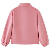 VidaXL børnebluse med lanterneærmer 140 old pink