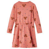 VidaXL børnekjole 128 gammel pink
