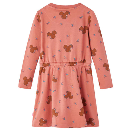 VidaXL børnekjole 128 gammel pink
