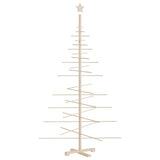 Vidaxl kerstdecoratie kerstboom 180 cm massief grenenhout