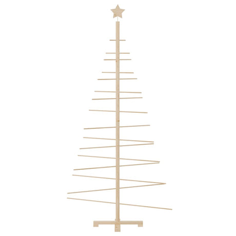 Vidaxl kerstdecoratie kerstboom 180 cm massief grenenhout