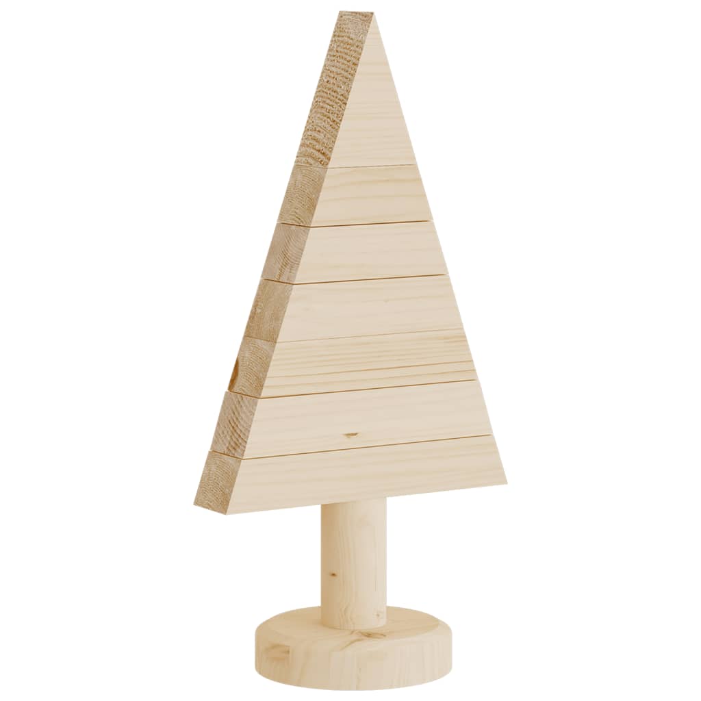 VidaXL julepynt juletræ 2 stk 30 cm massivt fyrretræ