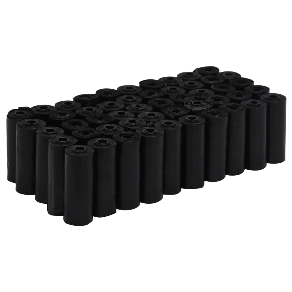 Vidaxl Dog Poop Bags 750 PCS 30x20 cm polyethylen sort