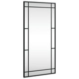 Vidaxx vægspejl rektangulært 40x80 cm jernsort