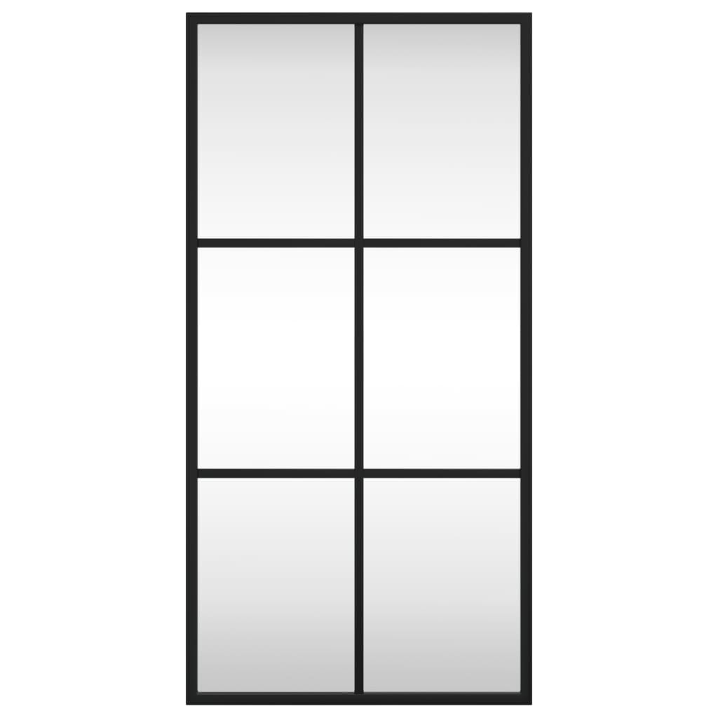 Vidaxx vægspejl rektangulært 30x60 cm jernsort