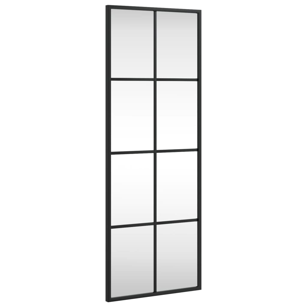 Vidaxx vægspejl rektangulært 30x80 cm jernsort