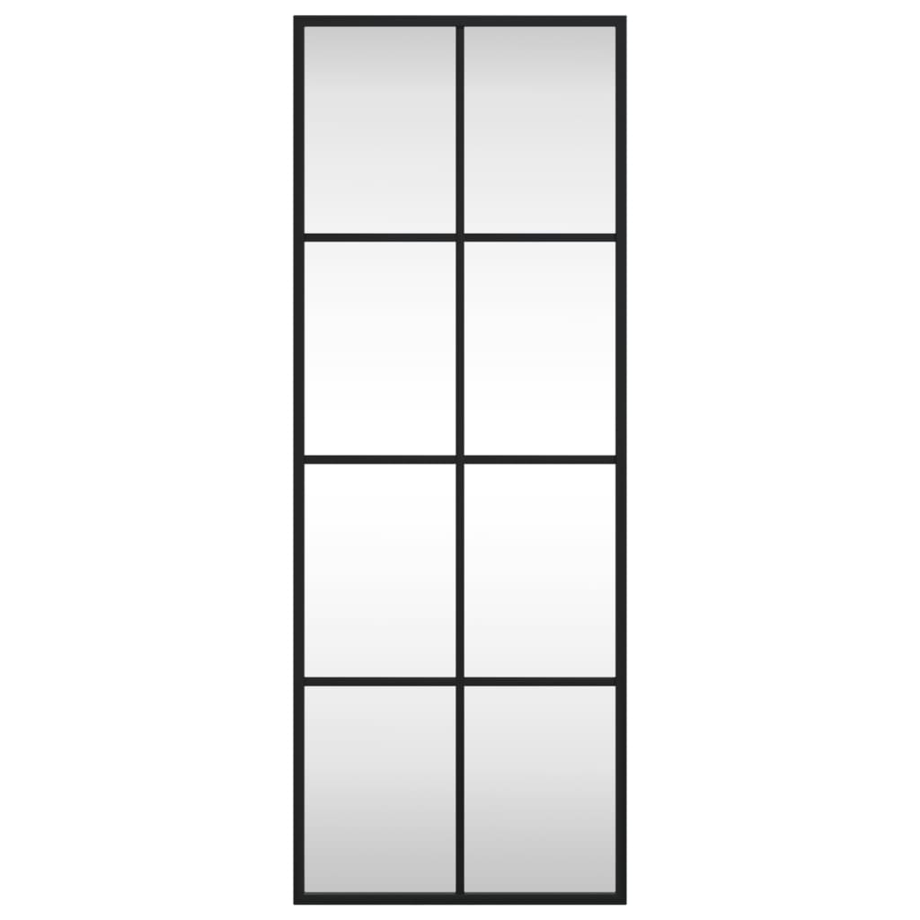 Vidaxx vægspejl rektangulært 30x80 cm jernsort