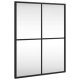 Vidaxx rektangulært vægspejl 40x50 cm jernsort
