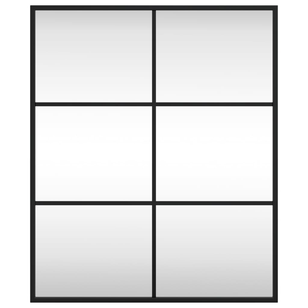 Vidaxx vægspejl rektangulært 50x60 cm jernsort