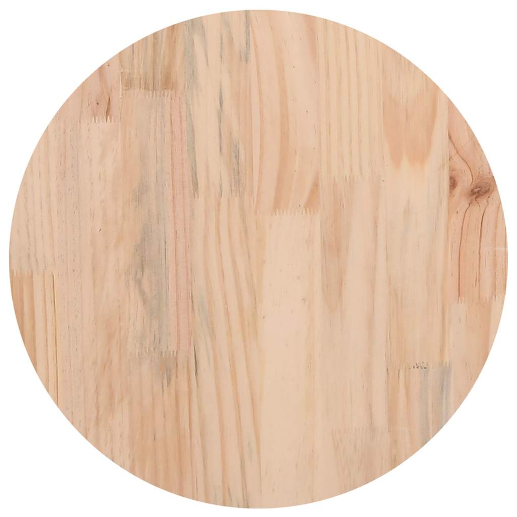 Vidaxl tafelblad rond ø30x3 cm massief grenenhout