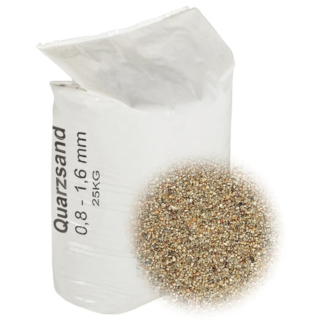 Vidaxxl filtersand 25 kg 0,8-1,6 mm