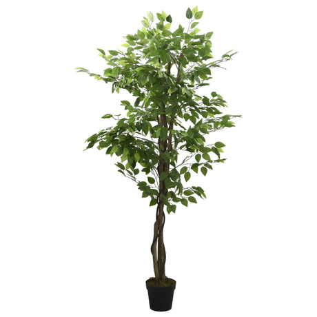 Vidaxl kunstig planteficus 378 blade 80 cm grønne