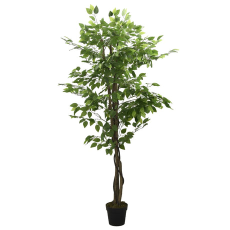VidaXL kunstig træficus 756 blade 150 cm grønne