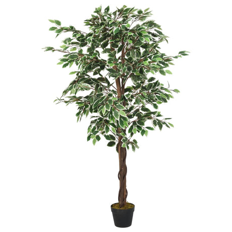 Vidaxl kunstig planteficus 756 blade 150 cm grønne