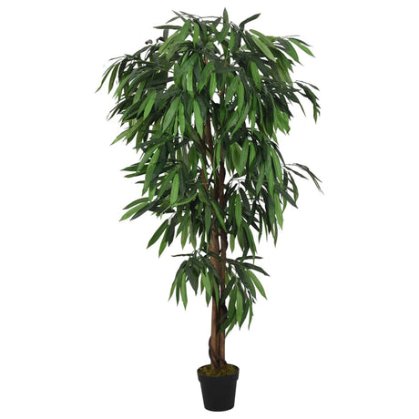 VidaXL kunstig plante mangotræ 600 blade 150 cm grøn