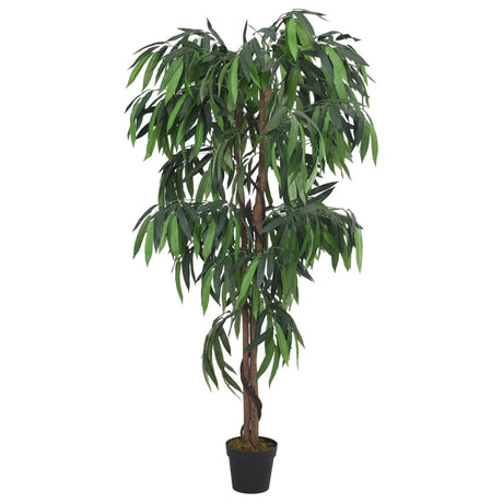 VidaXL kunstig plante mangotræ 600 blade 150 cm grøn