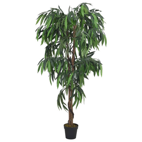 VidaXL kunstig plante mangotræ 1050 blade 200 cm grøn