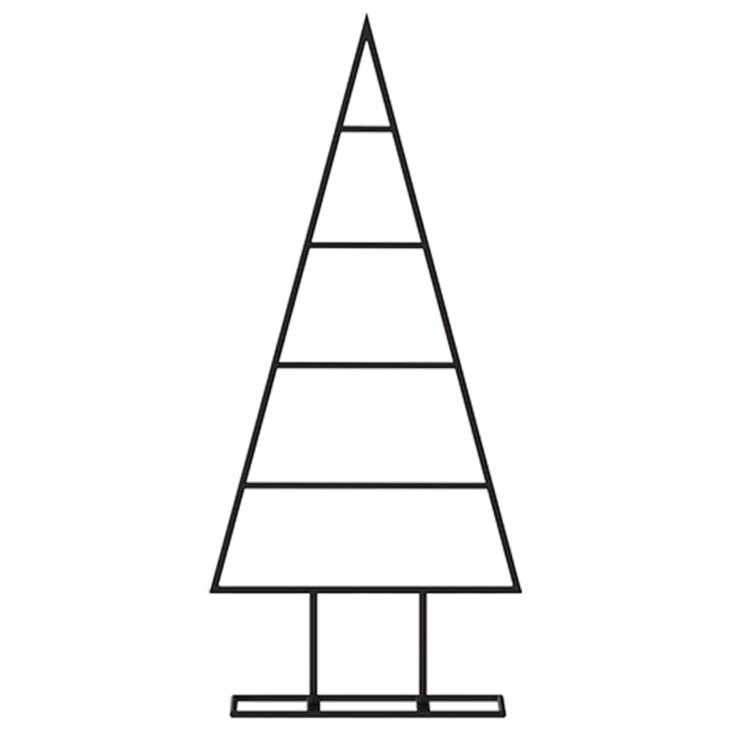 VidaXL juledekoration juletræ 60 cm metal sort