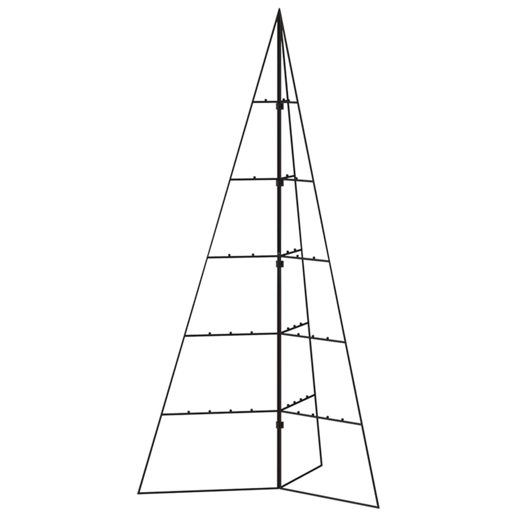 VidaXL juledekoration juletræ 100 cm metal sort