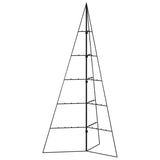 VidaXL juledekoration juletræ 100 cm metal sort