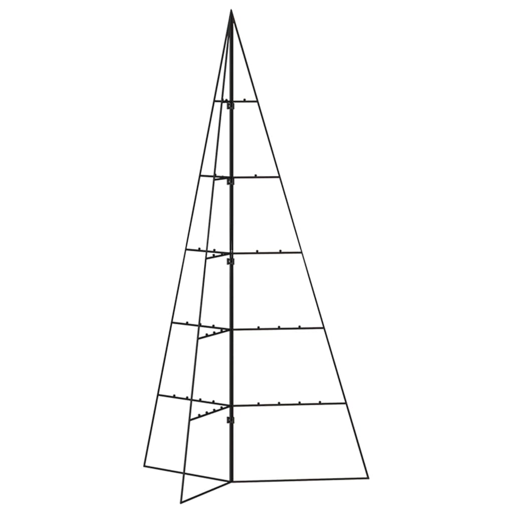 VidaXL juledekoration juletræ 100 cm metal sort
