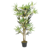 VidaXL kunstig plante bambus 552 blade 120 cm grønne